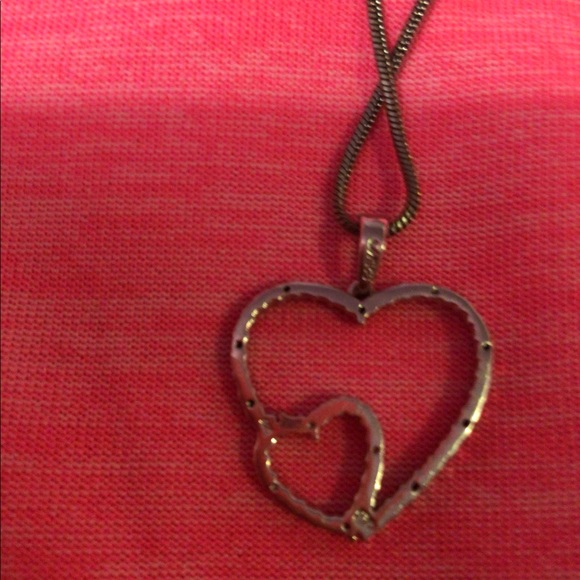 Double heart pendant - Picture 4 of 7